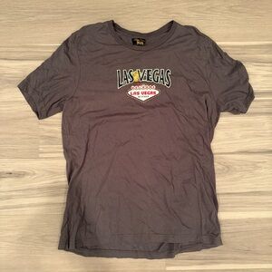 Las Vegas Graphic Men's Gray T-Shirt